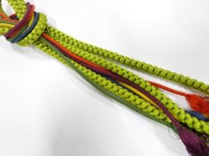 未使用品　正絹　手組帯締め